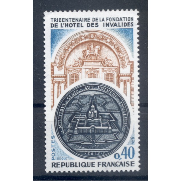 France 1974 - Y & T n. 1801 - Les Invalides (Michel n. 1879)