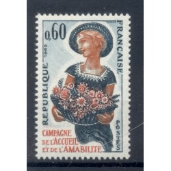 France 1965 - Y & T n. 1449 - Campagne de l'accueil et de l'amabilitè  (Michel n. 1508)