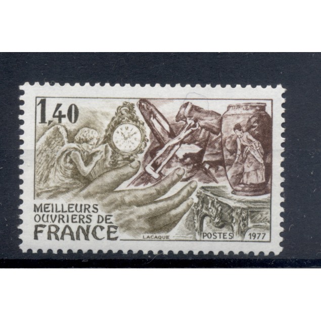 France 1977 - Y & T n. 1952 - Meilleurs ouvriers de France  (Michel n. 2048)