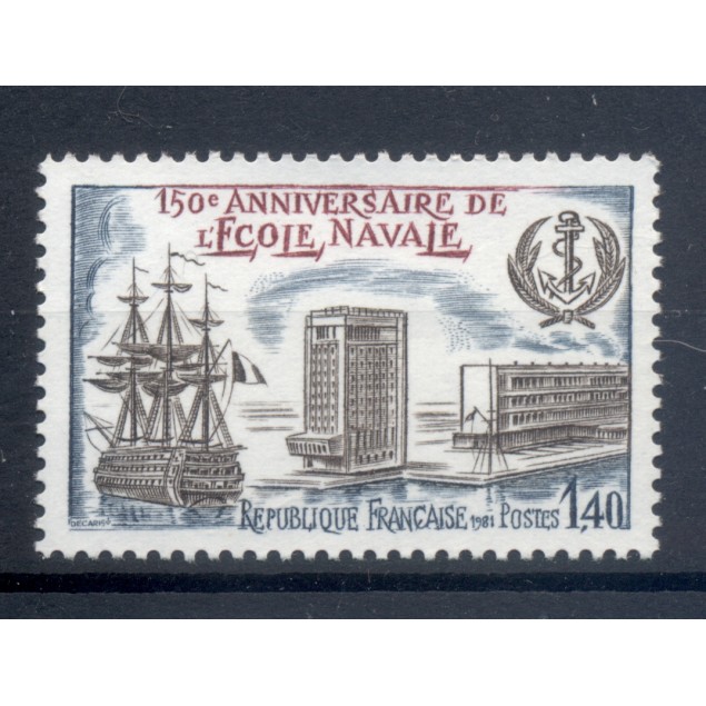 Francia  1981 - Y & T n. 2170 - Scuola navale (Michel n. 2288)