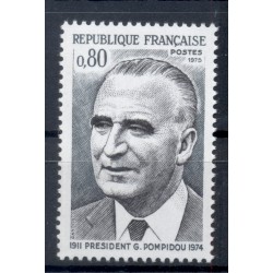 France 1975 - Y & T  n. 1839 - Président Georges Pompidou (Michel n. 1913)