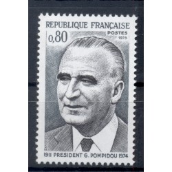 Francia  1975 - Y & T n. 1839 - Il presidente Georges Pompidou (Michel n. 1913)