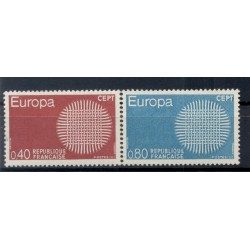 France 1970 - Y & T n. 1637/38 - Europa (Michel n. 1710/11)