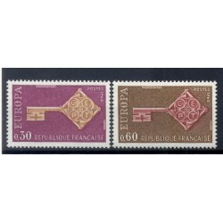 France 1968 - Y & T n. 1556/57 - Europa (Michel n. 1621/22)