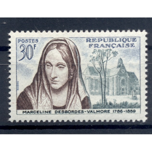 Francia  1959 - Y & T n. 1214 - Marceline Desbordes-Valmore (Michel n. 1258)