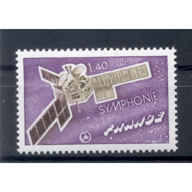 Francia  1976 - Y & T n. 1887 - Satellite "Symphonie"  (Michel n. 1971)