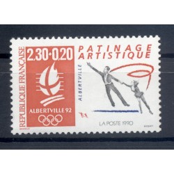 France 1990 - Y & T  n. 2633 - Albertville '92 (II) (Michel n. 2757)