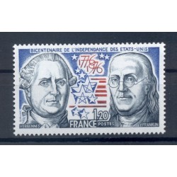 France 1976 - Y & T n. 1879 - Indépendance des Ètats-Unis (Michel n. 1963)