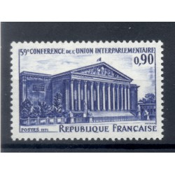 France 1971 - Y & T n. 1688 - Inter-Parliamentary Union (Michel n. 1766)