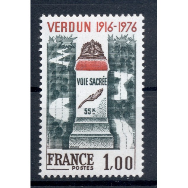 Francia  1976 - Y & T n. 1883 - Verdun (Michel n. 1967)