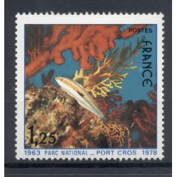 France 1978 - Y & T  n. 2005 - Parc national de Port-Cros (Michel n. 2094)