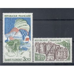 France 1974 - Y & T  n. 1793/94 - Série touristique (Michel n. 1873-81)