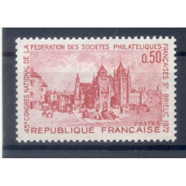 France 1972 - Y & T  n. 1718 - Fédération des Sociétés philatéliques françaises (Michel n. 1793)
