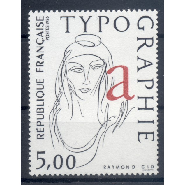 Francia  1986 - Y & T n. 2407 - La Tipografia (Michel n. 2537)