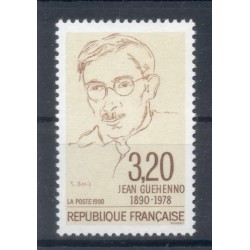 Francia  1990 - Y & T n. 2641 - Jean Guéhenno (Michel n. 2763)