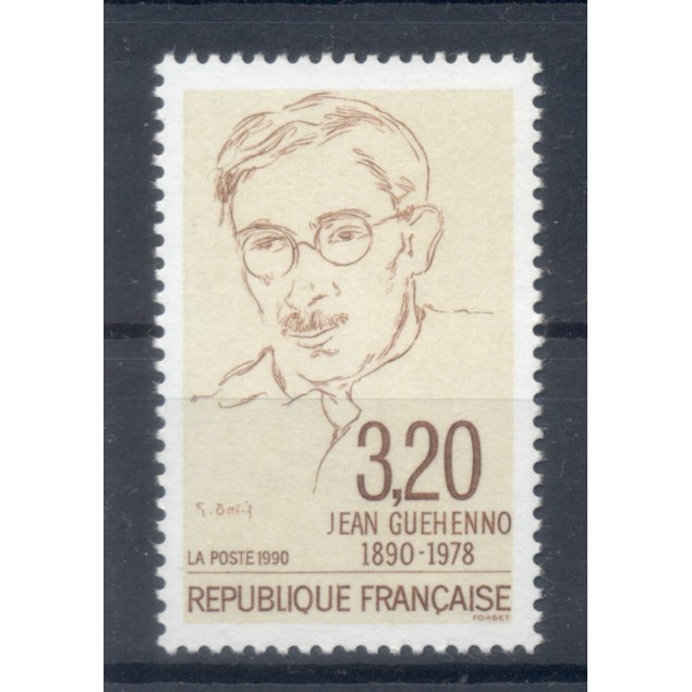 France 1990 - Y & T  n. 2641 - Jean Guéhenno (Michel n. 2763)