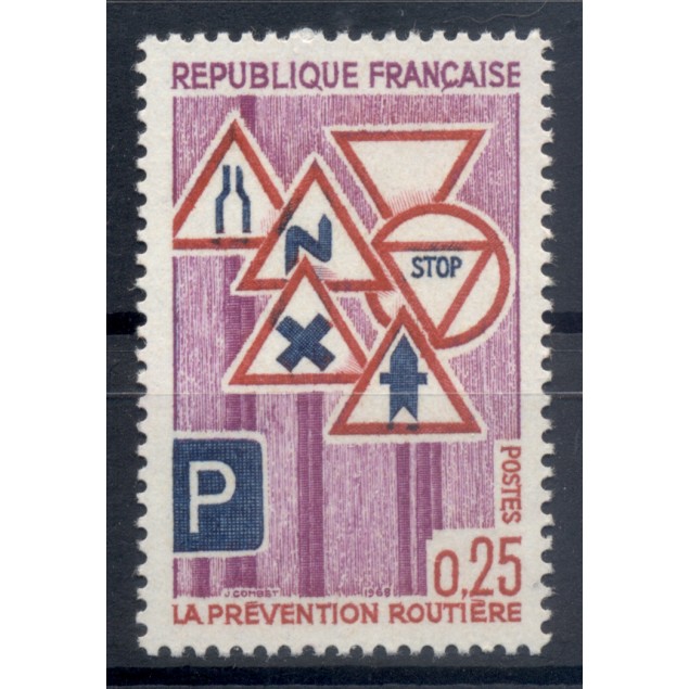 France 1968 - Y & T  n. 1548 - Prévention routière (Michel n. 1615)