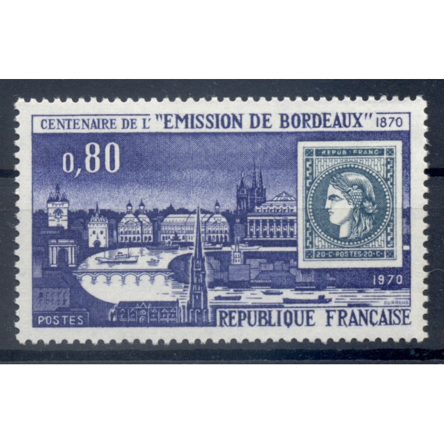 France 1970 - Y & T  n. 1659 - Èmission de Bordeaux (Michel n. 1730)