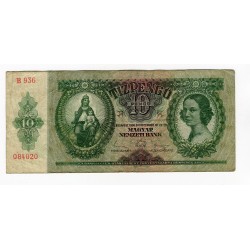 HONGRIE - National Bank 1936 - 10 Pengo