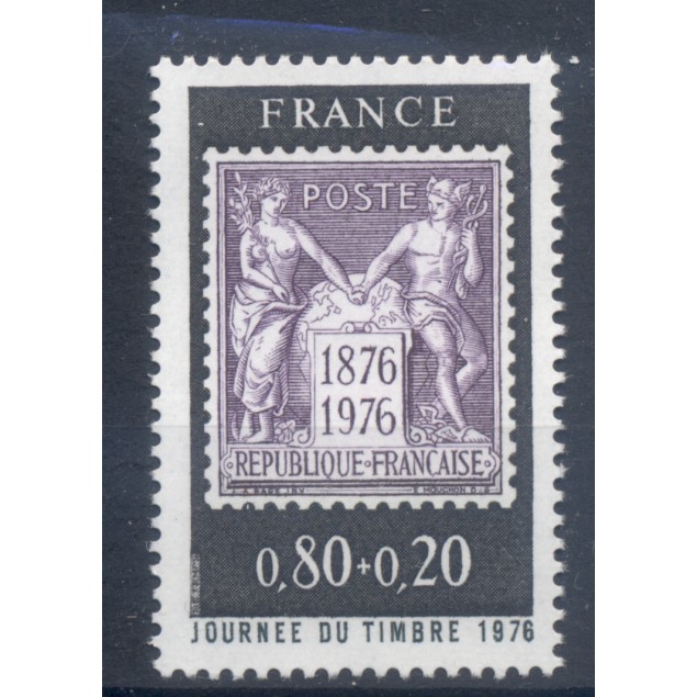 Francia  1976 - Y & T n. 1870 - Giornata del Francobollo (Michel n. 1956)