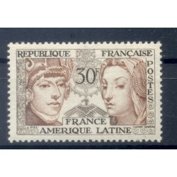 France 1956 - Y & T n. 1060 - France-Latin America friendship  (Michel n. 1088)