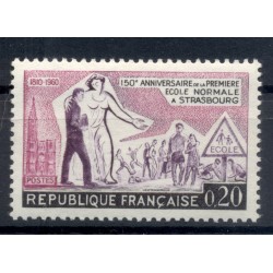 France 1960 - Y & T n. 1254 - Ècole normale de Strasbourg (Michel n. 1307)