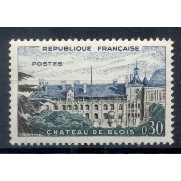 France 1960 - Y & T n. 1255 - Château de Blois (Michel n. 1306)