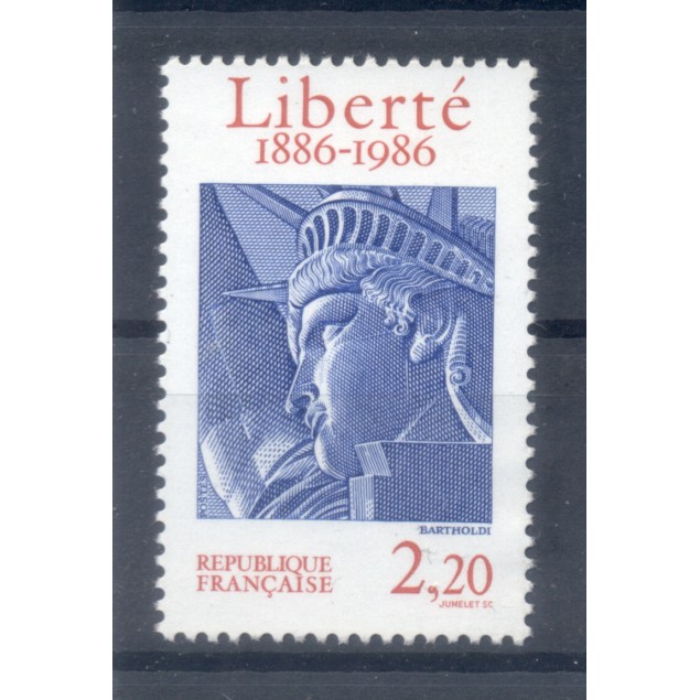 Francia  1986 - Y & T n. 2420 - Statua della Libertà (Michel n. 2554)