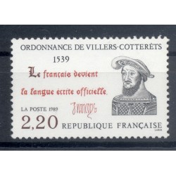 France 1989 - Y & T n. 2609 - Ordinance of Villers-Cotterêts (Michel n. 2746)