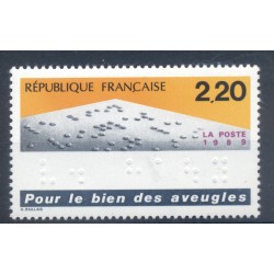 France 1989 - Y & T  n. 2562 - Pour le bien des aveugles (Michel n. 2698)