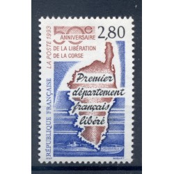 France 1993 - Y & T  n. 2829 - Libération de la Corse (Michel n. 2974)