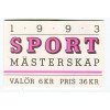 Svezia 1993 - Mi. n. MH-179 - Sport