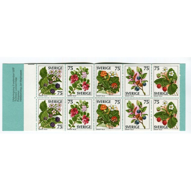 Sweden 1977 - Mi. n. MH-62 - Wild berries