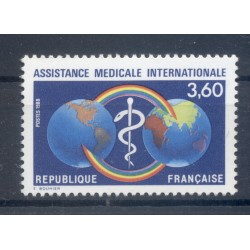 France 1988 - Y & T  n. 2535 - Assistance médicale internationale (Michel n. 2671)