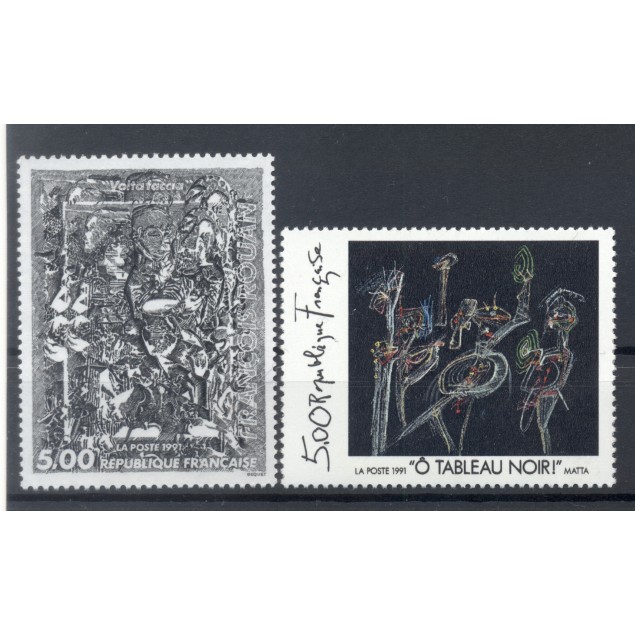 France 1991 - Y & T n. 2730/31 - Art  (Michel n. 2865-68)