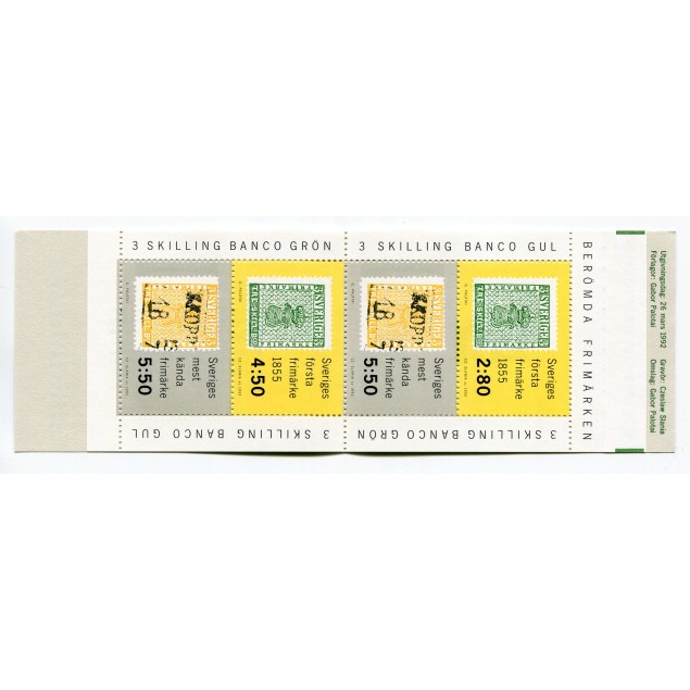 Sweden 1992 - Mi. n. MH-170 - Stamps