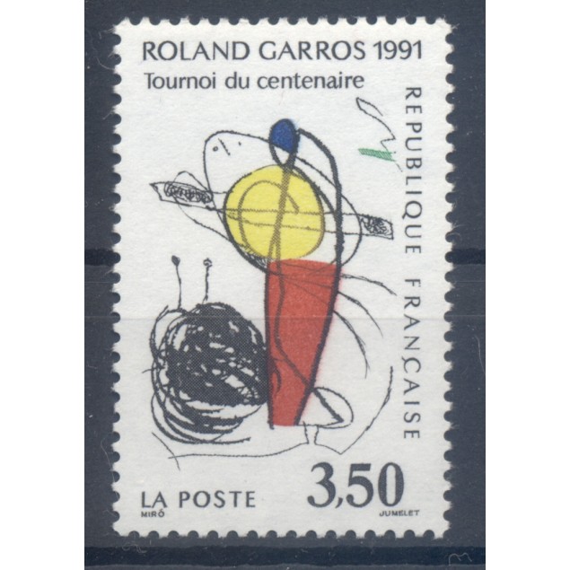 France 1991 - Y & T  n. 2699 - Roland Garros 1991 (Michel n. 2837)