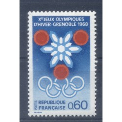 Francia  1967 - Y & T n. 1520 - Giochi olimpici invernali  (Michel n. 1576)