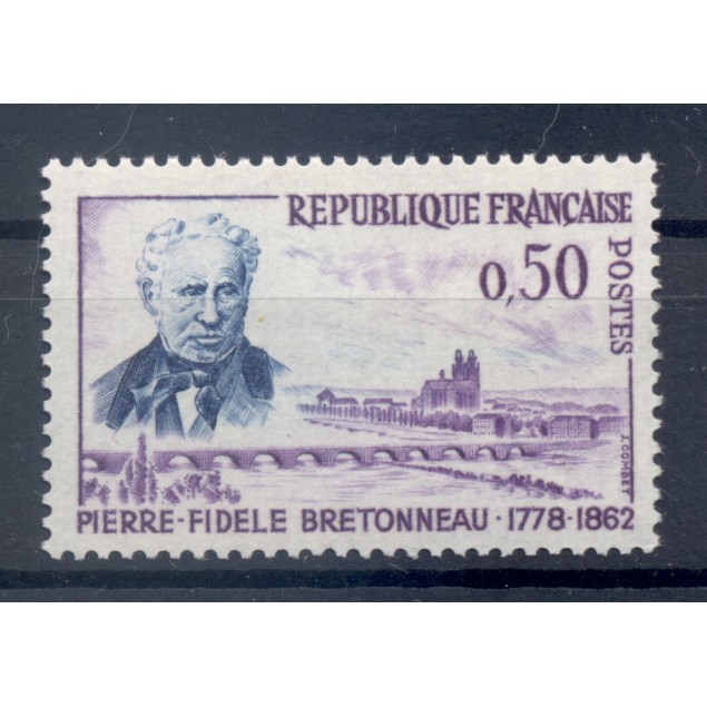 France 1962 - Y & T n. 1328 - Pierre-Fidèle Bretonneau (Michel n. 1381)