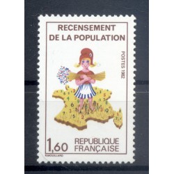 France 1982 - Y & T n. 2202 - Census of the population (Michel n. 2324)