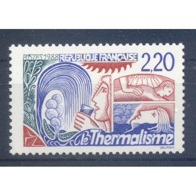 France 1988 - Y & T  n. 2556 - Le thermalisme (Michel n. 2691)