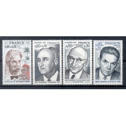 France 1974 - Y & T  n. 1824/27 - Personnages célèbres (Michel n. 1901-09-18-29)