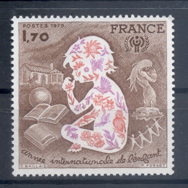 Francia  1979 - Y & T n. 2028 - Anno internazionale del Fanciullo (Michel n. 2133)