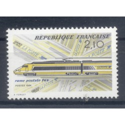 France 1984 - Y & T n. 2334 - SNCF TGV La Poste (Michel n. 2460)