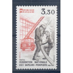 Francia 1982 - Y & T n. 2233 - Federazione nazionale dei pompieri (Michel n. 2352)
