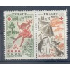 Francia  1975 - Y & T n. 1860/61 - A profitto della Croce Rossa (Michel n. 1942/43)