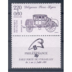 France 1989 - Y & T n. 2578 - Stamp Day (Michel n. 2709 C b) (ii)
