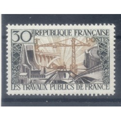 France 1957 - Y & T n. 1114 - Public works (Michel n. 1142)