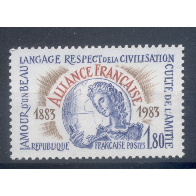 France 1983 - Y & T  n. 2257 - Alliance française (Michel n. 2383)