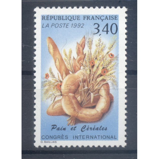 Francia 1992 - Y & T n. 2757 - Pane e cereali  (Michel n. 2902)